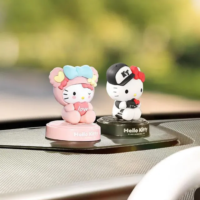 【HELLO KITTY】萌趣凱蒂貓汽車擺飾香薰 車用香水擴香車內香氛