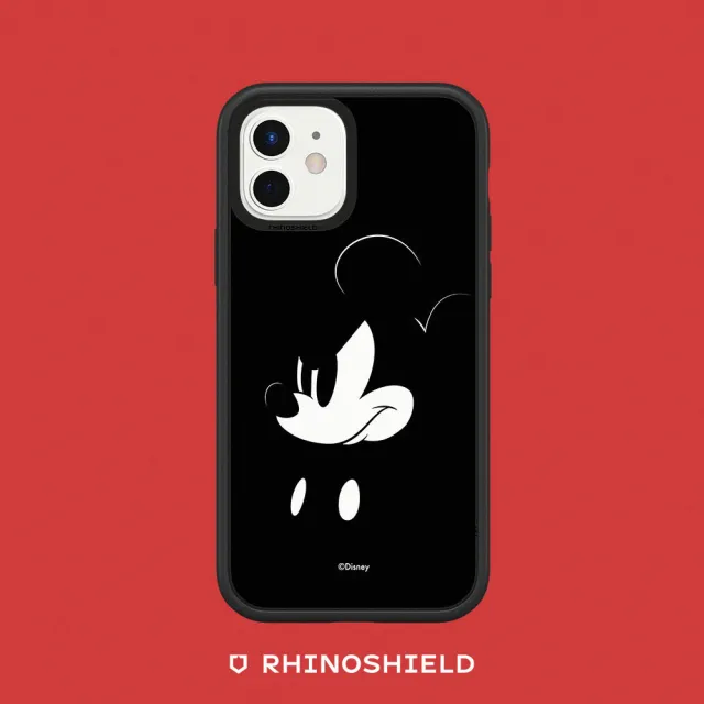 【RHINOSHIELD 犀牛盾】iPhone 14/Plus/14 Pro/Max Mod NX邊框背蓋手機殼/米奇系列-米奇黑設計(迪士尼)