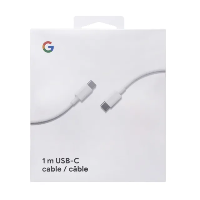 【Google】USB-C 轉 USB-C 原廠傳輸線 - 1公尺(台灣公司貨)