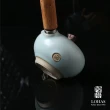 【LohasPottery 陸寶】知己側把茶組 汝窯天青色(一壺兩杯 雅緻木盒 繼承宋代美學氣韻和風采)