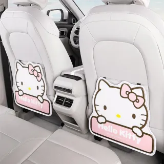 【HELLO KITTY】凱蒂貓汽車椅背防踢墊椅背防護墊(車用 椅背防踢護墊)