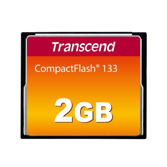 【Transcend 創見】133X CF 2GB CompactFlash 記憶卡(TS2GCF133 新舊包裝隨機出貨)