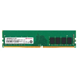 【Transcend 創見】JetRam DDR4 2666 4GB 桌上型記憶體(JM2666HLH-4G)