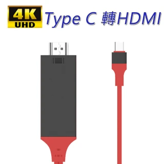 【LineQ】Type-C轉HDMI數位4K影音轉接線-簡易版