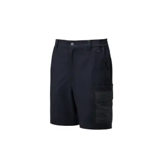 【Mountneer 山林】男彈性抗UV休閒短褲-深灰-41S57-11(男裝/褲子/運動褲/直筒褲)