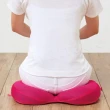 【COGIT】GEL涼感透氣蜂巢凝膠 釋壓貝果V型 瑜珈美體坐墊 坐姿矯正美臀墊-莓粉(多用款)