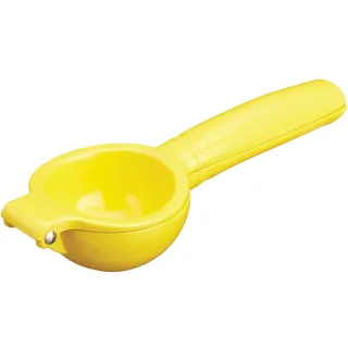 【KitchenCraft】英國 鋁製手壓榨汁器 黃  / 手壓榨汁器 手動榨汁機