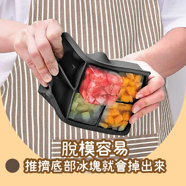 【夏暑達人】矽膠帶蓋方形製冰盒(冰磚 大冰塊 製冰器 製冰格 冰塊盒 製冰模具 冰塊模具 造型冰盒)