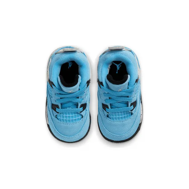 NIKE 耐吉】Air Jordan 4 Retro University Blue 大學藍小童鞋BQ7670
