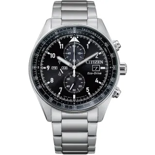 【CITIZEN 星辰】Chronograph 沉穩限定光動能計時男錶  禮物  手錶(CA0770-81E)