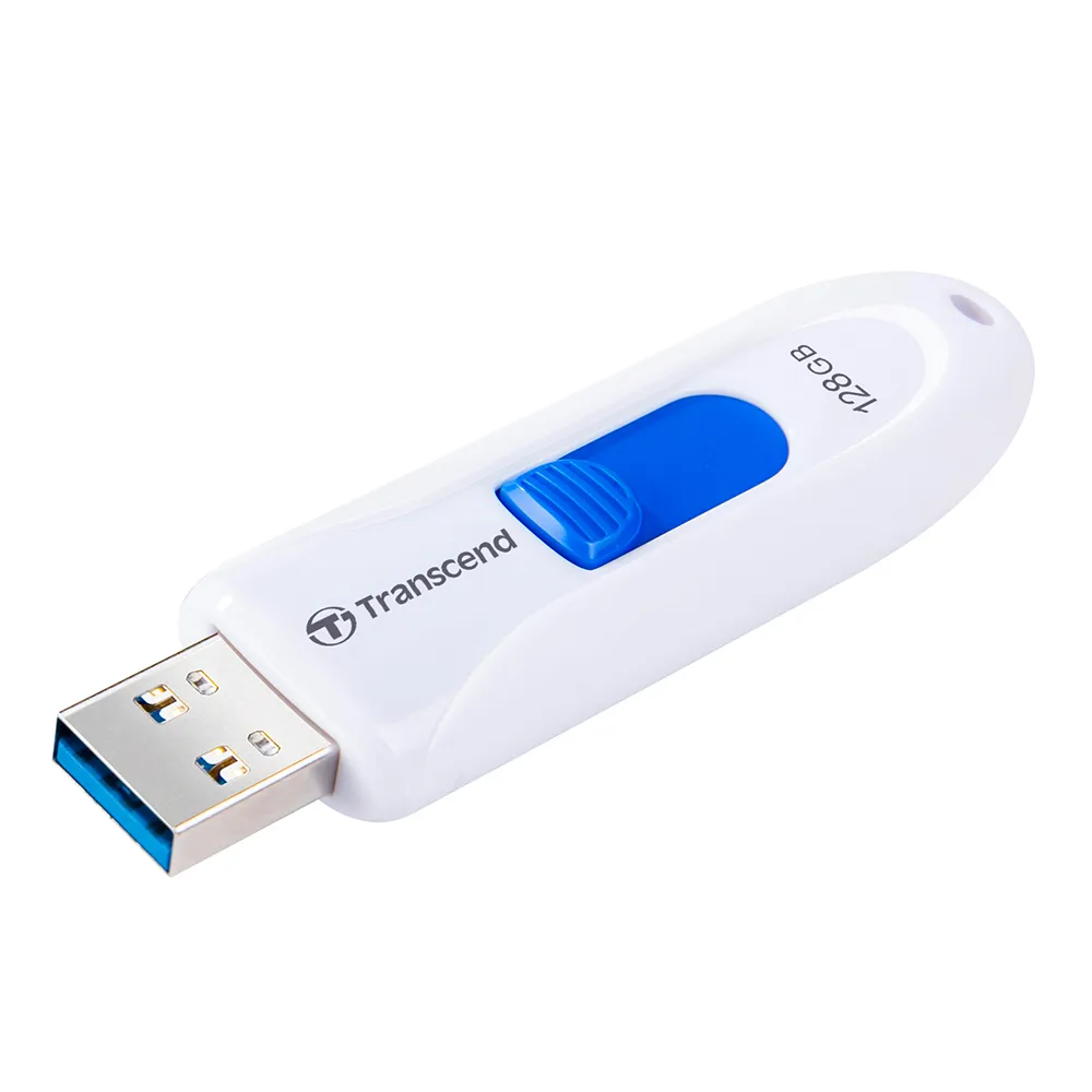 【Transcend 創見】JetFlash790 USB3.1 128GB 隨身碟-典雅白(TS128GJF790W 新舊包裝隨機出貨)