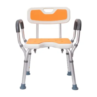 【浴室安全】5277有背U型扶手洗澡椅(#浴室凳#浴室椅凳#防滑浴室闆凳#老人)