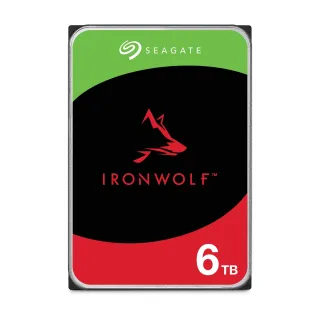 【SEAGATE 希捷】IronWolf 6TB 3.5吋 5400轉 256MB NAS 內接硬碟(ST6000VN006)