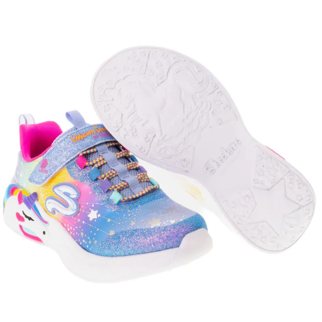 【SKECHERS】女童鞋系列 燈鞋 UNICORN DREAMS(302311LBLMT)