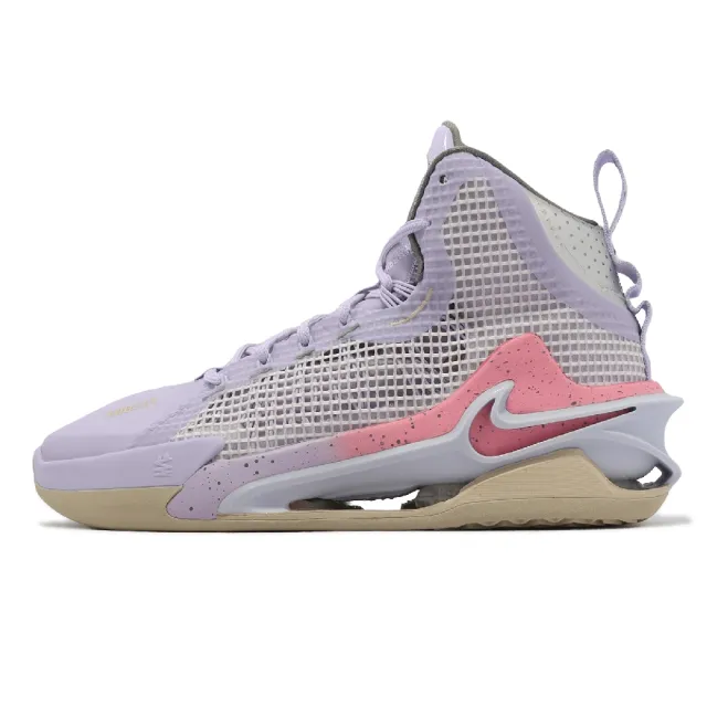 【NIKE 耐吉】籃球鞋 Air Zoom G.T. Jump EP 男鞋 紫 粉 緩震 氣墊 高筒 Easter(DC9039-501)