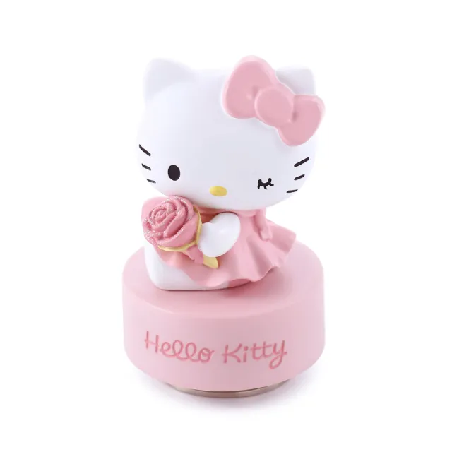 【JARLL 讚爾藝術】Hello Kitty 愛上玫瑰音樂盒(官方授權)