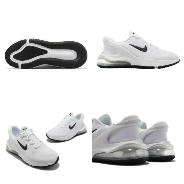 【NIKE 耐吉】休閒鞋 Air Max 270 GO GS 女鞋 大童鞋 白 黑 後踩式鞋跟設計 氣墊 運動鞋(DV1968-103)