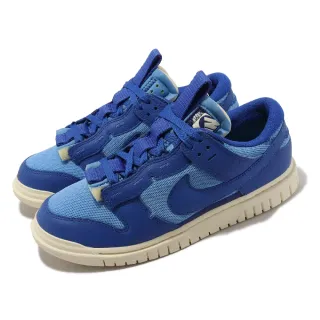 【NIKE 耐吉】休閒鞋 Air Dunk Jumbo 男鞋 藍 白 大學藍 緩震 復古 解構(DV0821-400)