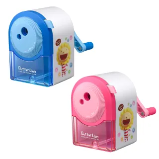 【SIMBALION 雄獅文具】PS-407 奶油獅大小通吃削鉛筆機