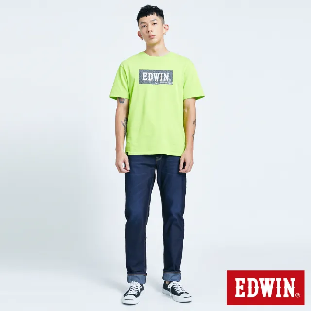 【EDWIN】男裝 JERSEYS 迦績 超彈中直筒牛仔褲(原藍磨)