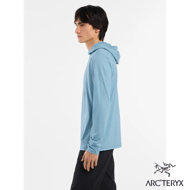 【Arcteryx 始祖鳥官方直營】男 Ionia 羊毛長袖套頭衫(快樂藍)