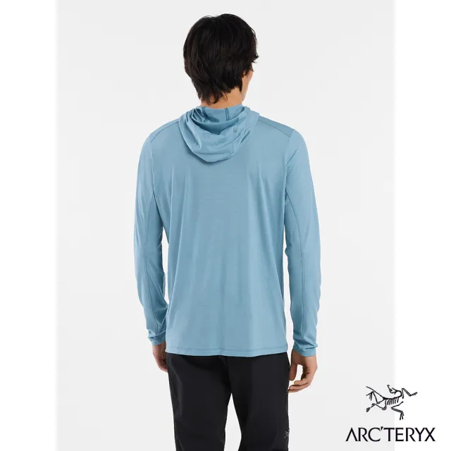 【Arcteryx 始祖鳥官方直營】男 Ionia 羊毛長袖套頭衫(快樂藍)