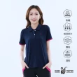 【遊遍天下】MIT女款顯瘦抗UV防曬吸濕排汗機能POLO衫GS1030丈青(M-5L)