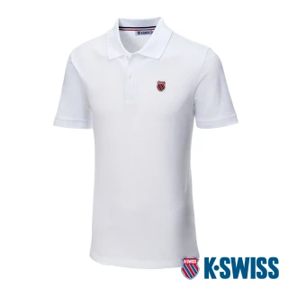 【K-SWISS】短袖Polo衫 Classic Polo-男-白(108492-100)