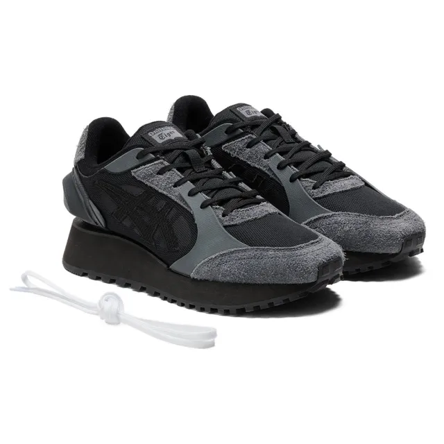 【Onitsuka Tiger】鬼塚虎 黑色MOAGE CO休閒鞋1183B555-001 (1183B555-001)