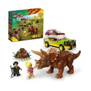 【LEGO 樂高】侏儸紀世界系列 76959 Triceratops Research(恐龍 玩具積木)