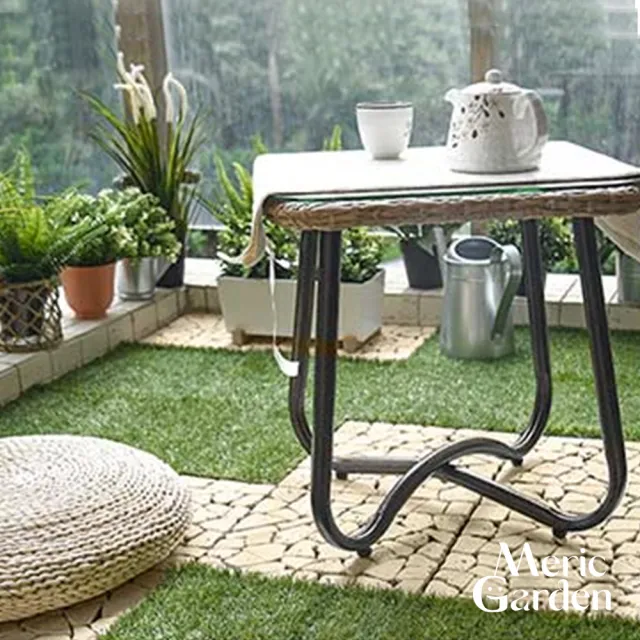 【Meric Garden】仿真草皮可移動拼接地板/卡扣地板/排水踏板_2入/組(草皮 人造草皮 裝飾 裝潢)