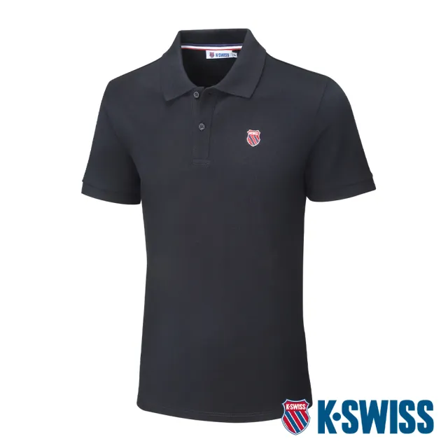 【K-SWISS】短袖Polo衫 Classic Polo-男-黑(108492-008)