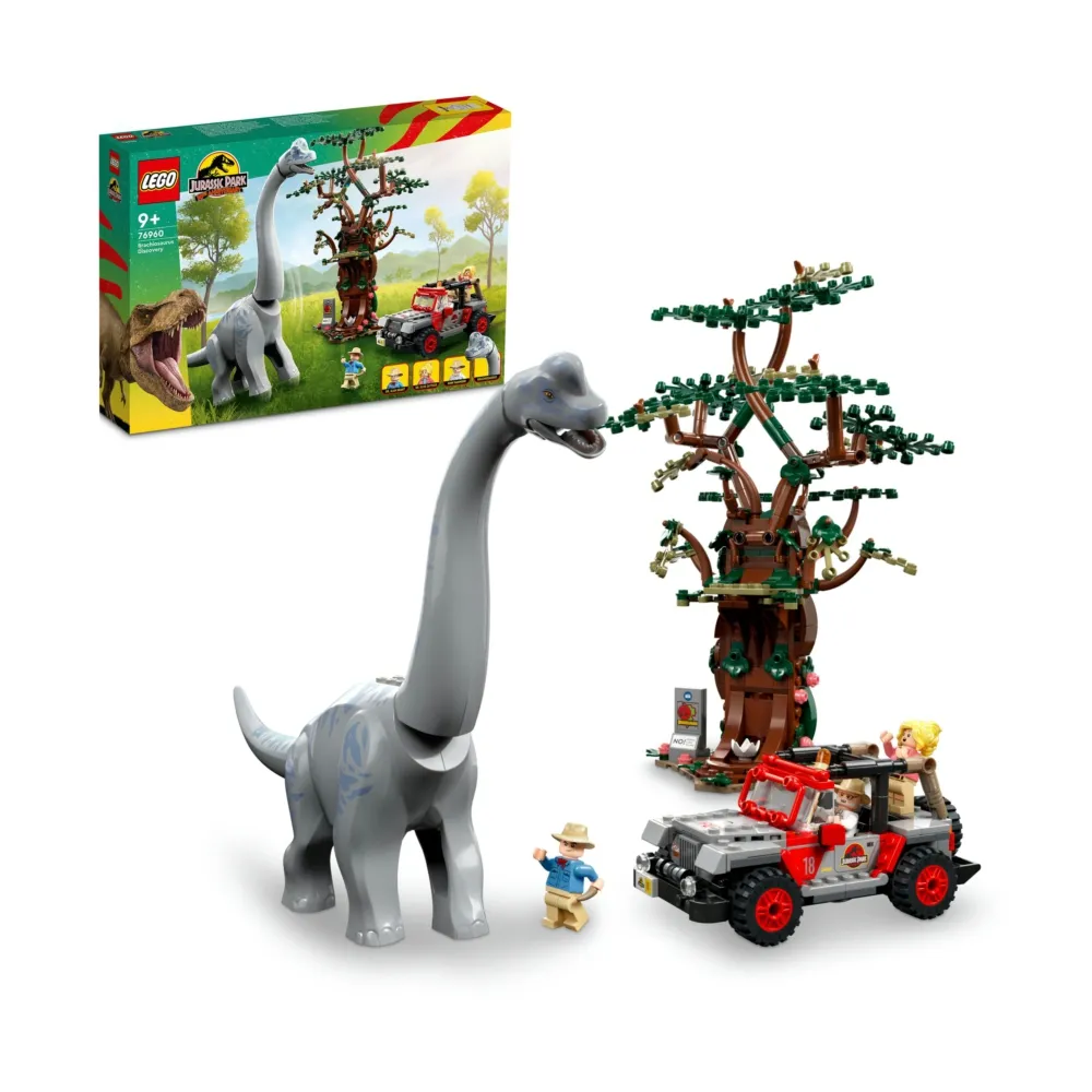 【LEGO 樂高】侏儸紀世界系列 76960 Brachiosaurus Discovery(恐龍 玩具積木 禮物)