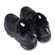 【布布童鞋】FILA康特杯黑色皮革兒童氣墊慢跑運動鞋(P3E43XD)