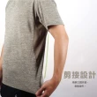 【HODARLA】男速率剪接短袖圓領T恤-台灣製 運動 上衣 慢跑 休閒 網球 麻花藍(3170503)