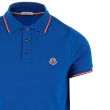 【MONCLER】男款 品牌LOGO 短袖POLO衫-藍色(S號、M號、L號、XL號、XXL號)