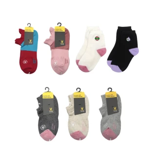 【瑟夫貝爾】粉紅色系襪6件組 運動襪 休閒襪