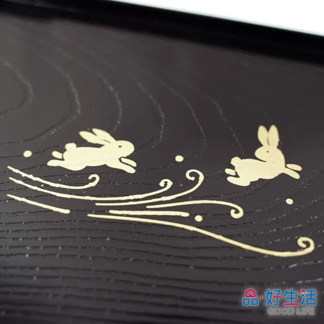 【GOOD LIFE 品好生活】日本製 日式月兔長型托盤/茶盤/餐盤(日本直送 均一價)