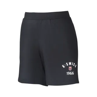 【K-SWISS】棉質短褲 Sweat Shorts-女-黑(198059-008)