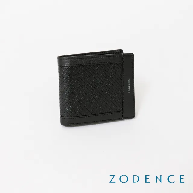 【ZODENCE 佐登司】BLUENOTE進口牛皮9卡短夾(黑)