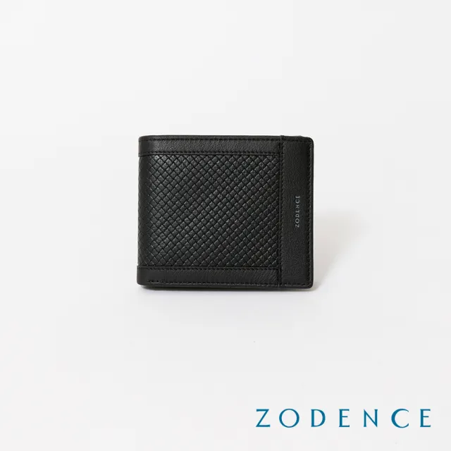 【ZODENCE 佐登司】BLUENOTE進口牛皮9卡短夾(黑)