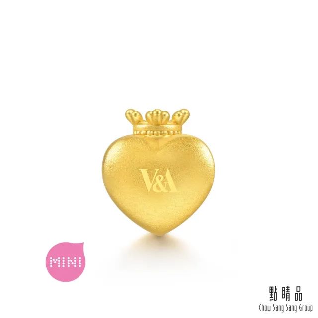 【點睛品】V&A博物館系列 心型皇冠 黃金串珠