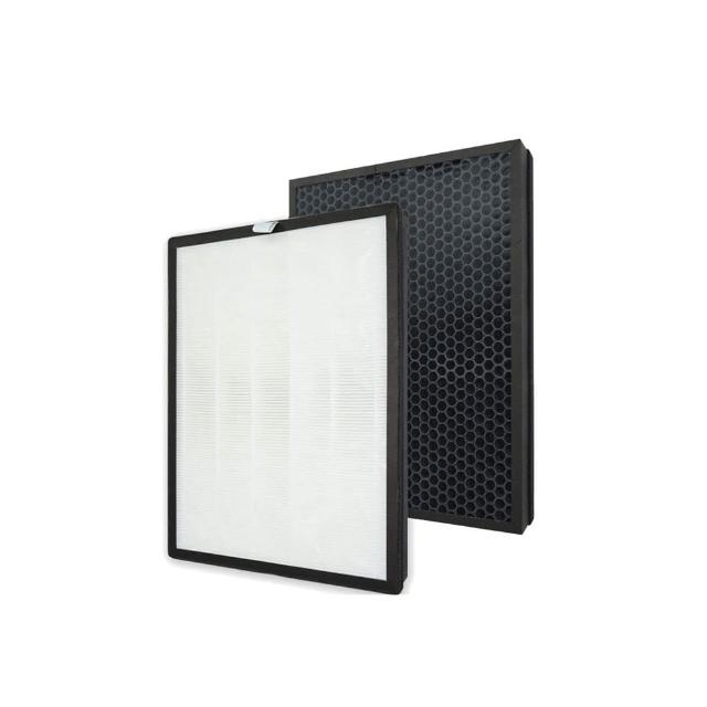 【PUREBURG】適用Panasonic國際牌F-PXT70W空氣清淨機 副廠高效HEPA活性碳2合1濾網
