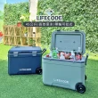 【LIFECODE】冰島-拉輪式45L保冰桶/保溫箱-附2個冰磚 2色可選