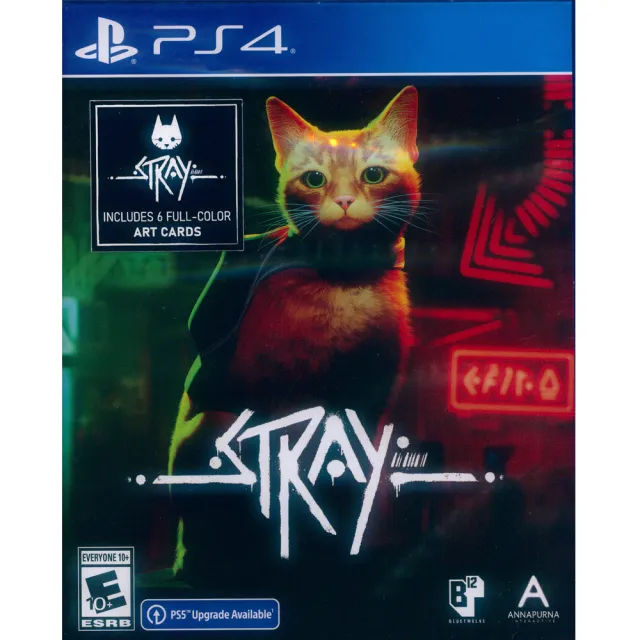 【SONY 索尼】PS4 浪貓 Stray(中英日文美版  可免費升級PS5版本)