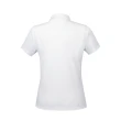 【PLAYBOY GOLF】女款運動風格斜紋短袖POLO衫-白(吸濕排汗/抗UV/高爾夫球衫/KA22115-87)