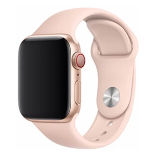 【DEVIA】Apple Watch 矽膠錶帶42/44/45/49mm共用款-粉色(此為加長版 加量不加價)