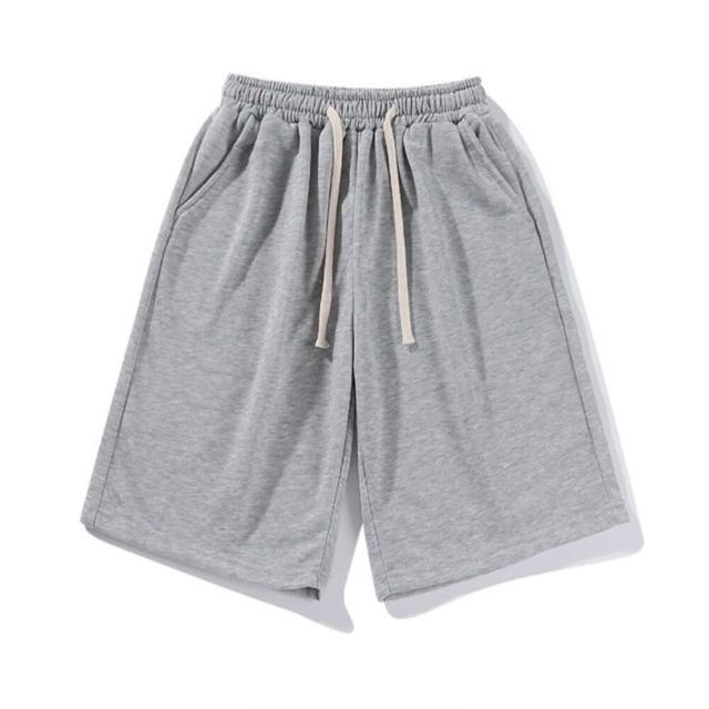 【JP服飾】現貨-M-4XL男素色棉褲 男五分棉褲 棉短褲 棉褲(男棉短褲 五分短褲 素色短褲 624)