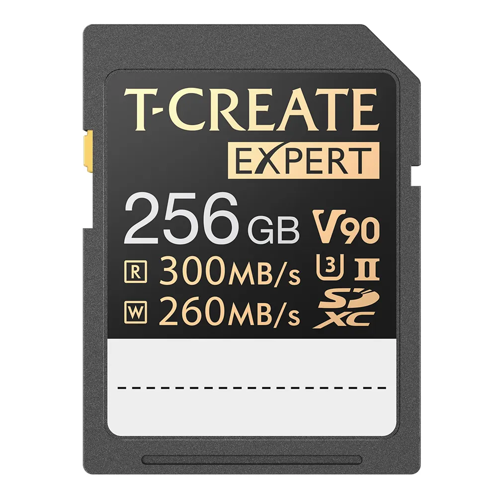 【Team 十銓】T-CREATE EXPERT SDXC UHS-II U3 V90 256GB攝影專用記憶卡