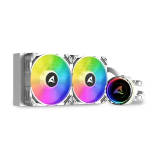 【Sharkoon 旋剛】S80 RGB White一體式CPU水冷式散熱器